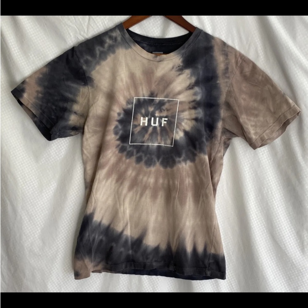 HUF Men’s Small S Tie Dye T-shirt Skate Skateboard Skateboarding